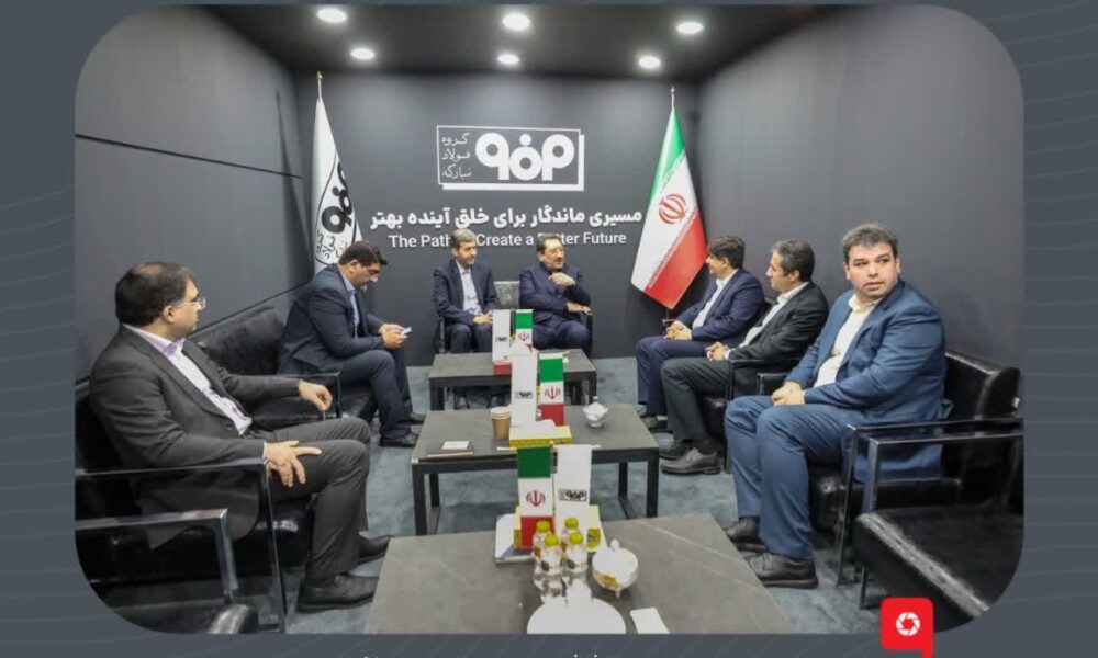 حضور وزیر صمت و استاندار اصفهان در غرفه فولاد مبارکه در هفتمین نمایشگاه بین‌المللی ایران‌اکسپو 2025