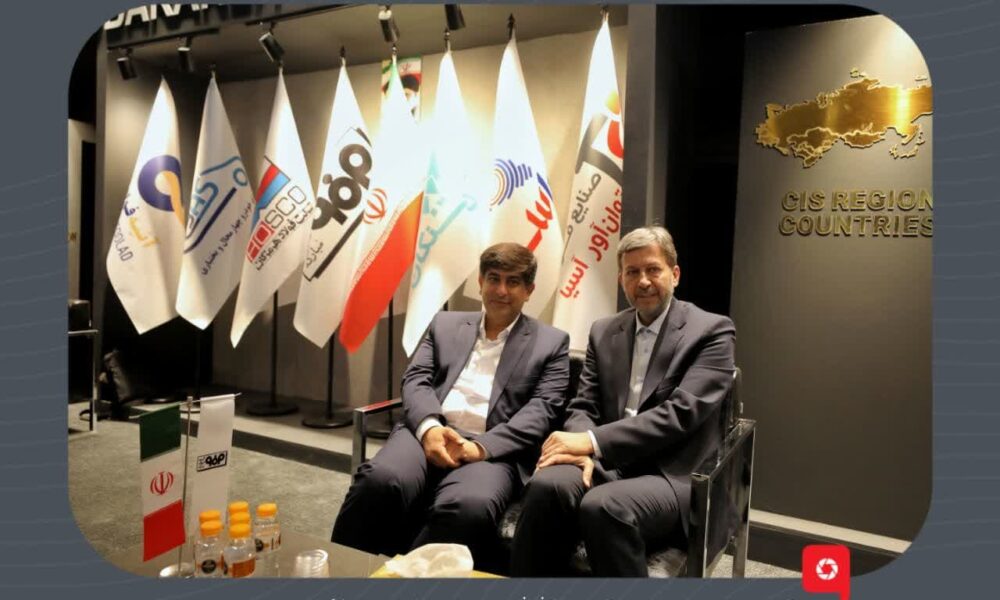 حضور وزیر صمت و استاندار اصفهان در غرفه فولاد مبارکه در هفتمین نمایشگاه بین‌المللی ایران‌اکسپو 2025