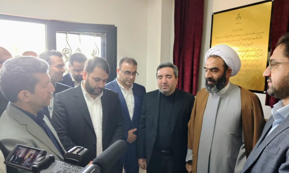 گزارش تصویری افتتاح ساختمان جدید اداره ثبت اسناد و املاک خمینی شهر