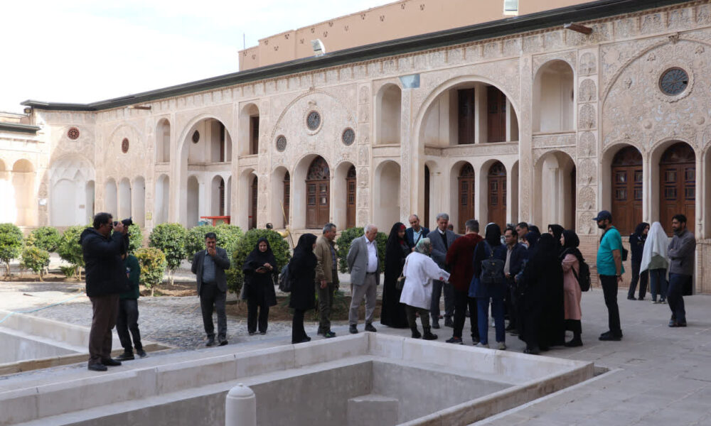 آیین رونمایی از نشان شهر خلاق معماری ایران در کاشان