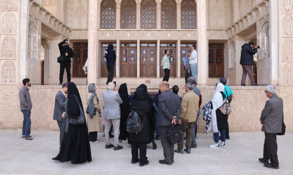 آیین رونمایی از نشان شهر خلاق معماری ایران در کاشان